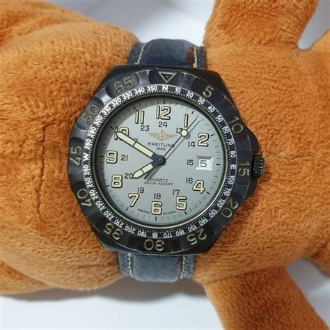 breitling colt m50036|Breitling Colt Military Black PVD M50036 Quartz 38mm Watch .